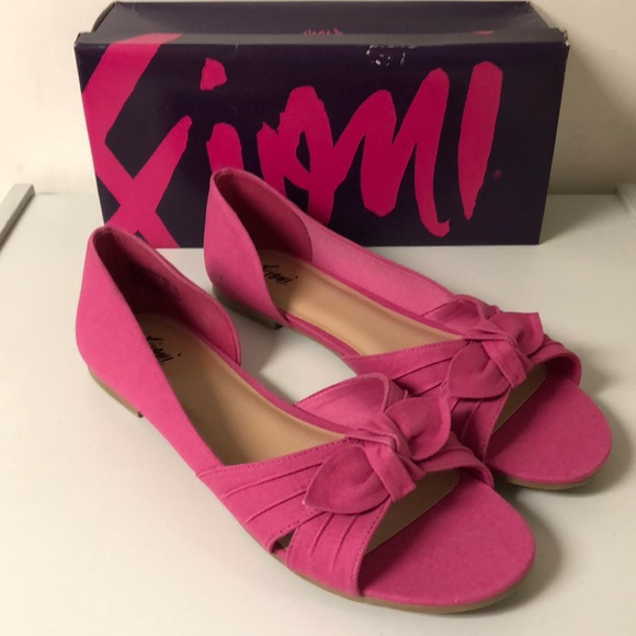 Fioni Shoes - Fiona Women’s Fuschia Flats Size 11